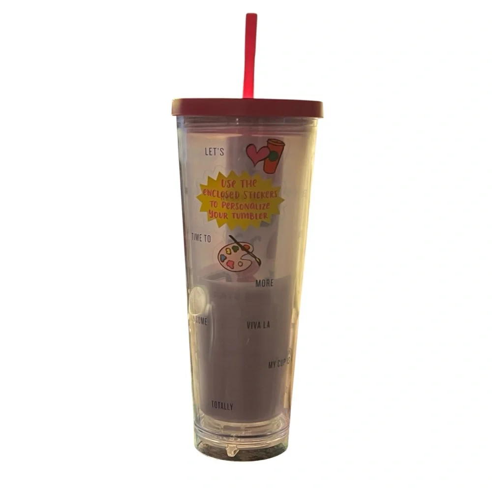 Rare Starbucks Sticker Tumbler
